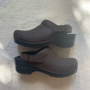 Dansko leather clogs